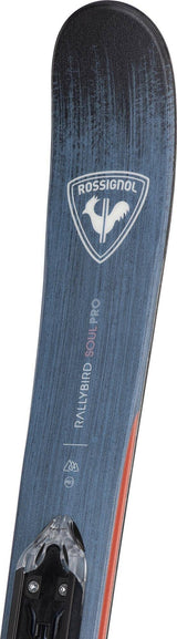 Rossignol Rallybird Soul Pro Skis With Express 10 Bindings women's all-mountain ski -- base graphic