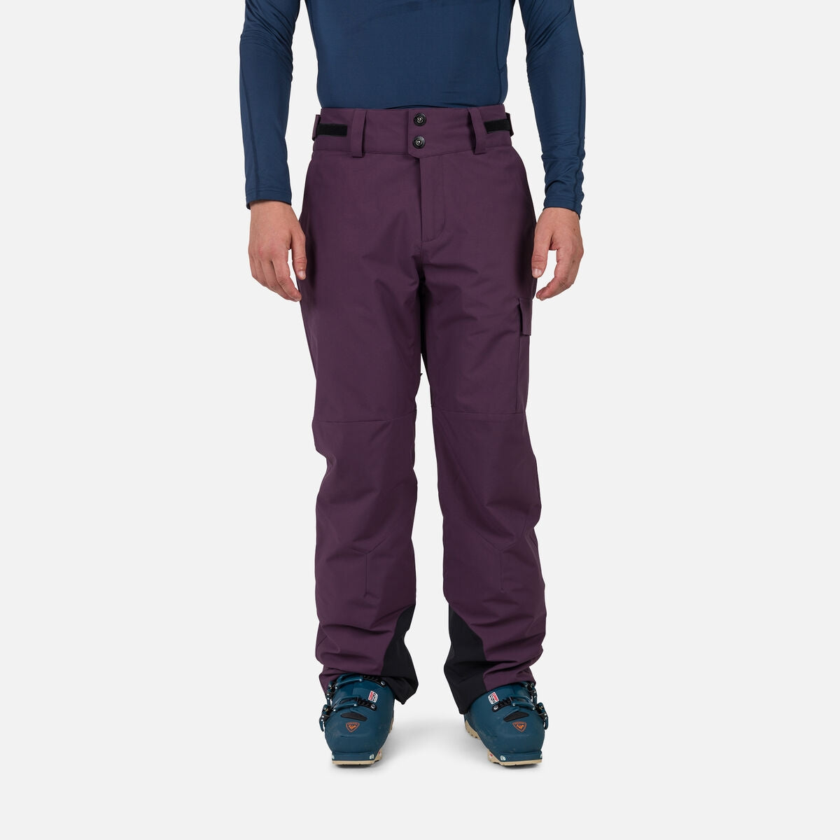 Rossignol Relax Mens Pant ski pant -- front view on model showing insulated ski pant at Willis Ski and Board Pittsburgh