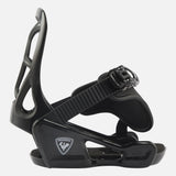 Rossignol Rookie Xs Snowboard Bindings snowboard binding -- top view showing highback and strap detail at Willis Ski and