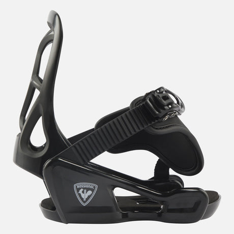 Rossignol Rookie Xs Snowboard Bindings snowboard binding -- top view showing highback and strap detail at Willis Ski and
