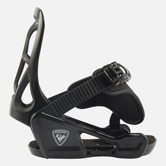 Rossignol Rookie Xs Snowboard Bindings snowboard binding -- top view showing highback and strap detail at Willis Ski and