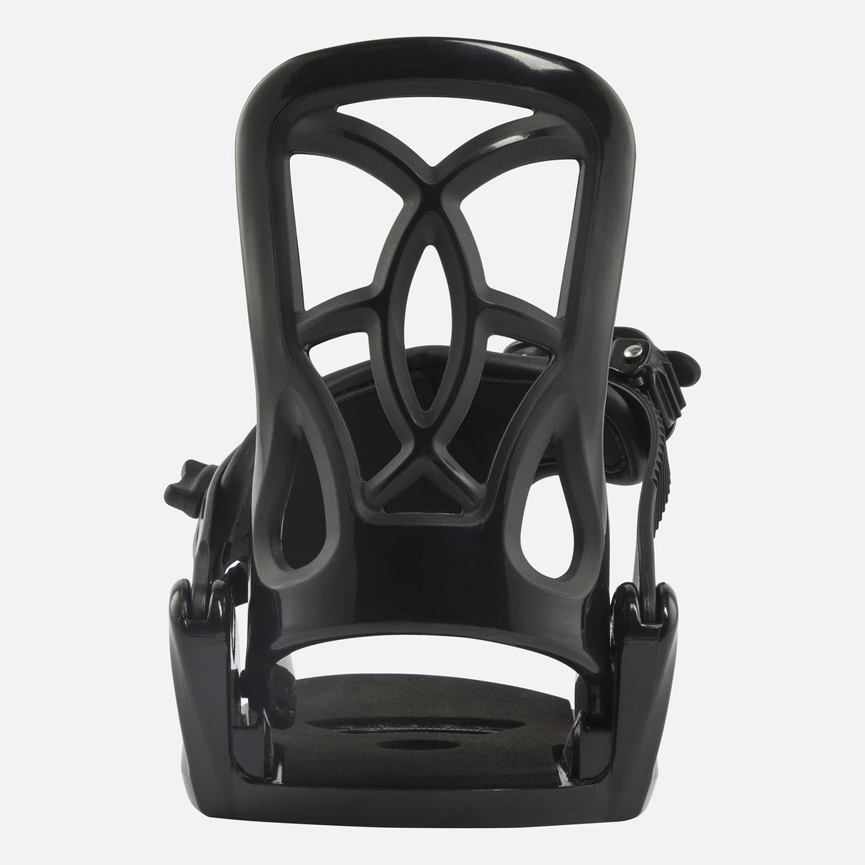 Rossignol Rookie Xs Snowboard Bindings snowboard binding -- top view showing highback and strap detail at Willis Ski and