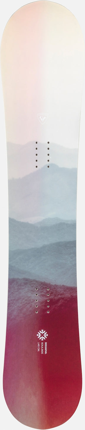 Rossignol Soulside Snowboard all-mountain snowboard -- top sheet graphic at Willis Ski and Board Pittsburgh