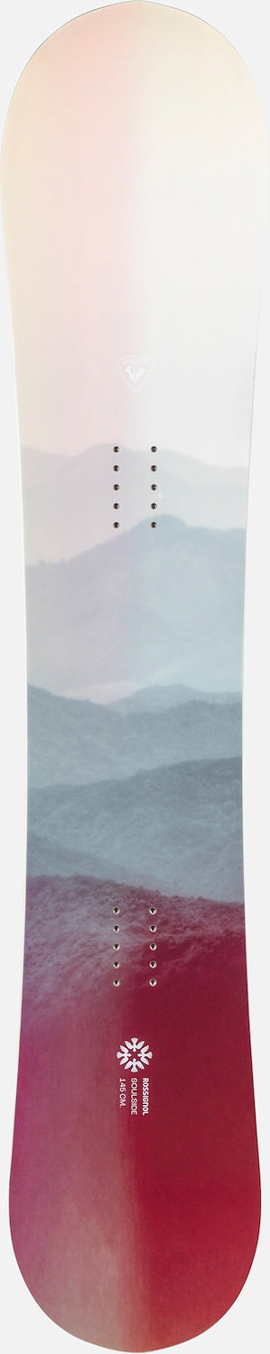 Rossignol Soulside Snowboard all-mountain snowboard -- top sheet graphic at Willis Ski and Board Pittsburgh