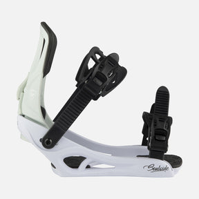 Rossignol Soulside Snowboard Bindings snowboard binding -- top view showing highback and strap detail at Willis Ski and