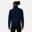 Rossignol Strawpile Mens Hz Fleece 2026 mid layer -- Dark Navy colorway front view on model