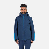 Rossignol Strawpile Mens Jacket ski jacket -- front view on model showing insulated shell and hood at Willis Ski and Board