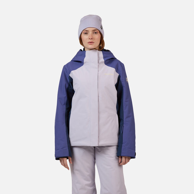 Rossignol Velika Womens Jacket 2026 ski jacket -- front view on model showing insulated shell and hood at Willis Ski and