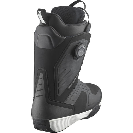 Salomon Dialogue Lace Sj Boa Snowboard Boots snowboard boot -- Black White colorway liner detail showing heat-moldable