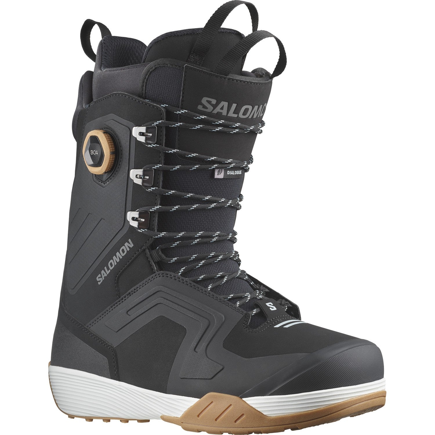Salomon Dialogue Lace Sj Boa Snowboard Boots snowboard boot -- outside profile view at Willis Ski and Board Pittsburgh