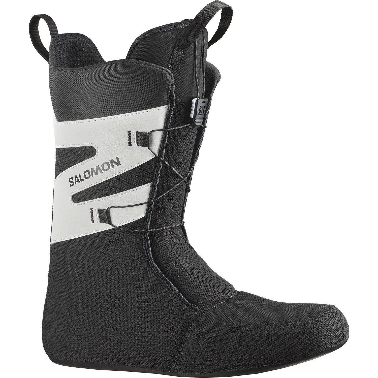 Salomon Dialogue Lace Sj Boa Snowboard Boots snowboard boot -- Black colorway lacing system detail