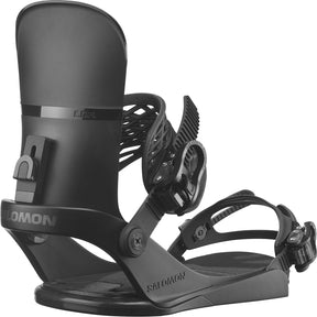 Salomon Edb Snowboard Bindings snowboard binding -- Black Large colorway top view showing highback and straps