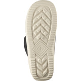 Salomon Faction Boa Snowboard Boots snowboard boot -- Black Rainy Day colorway outside profile showing lacing closure