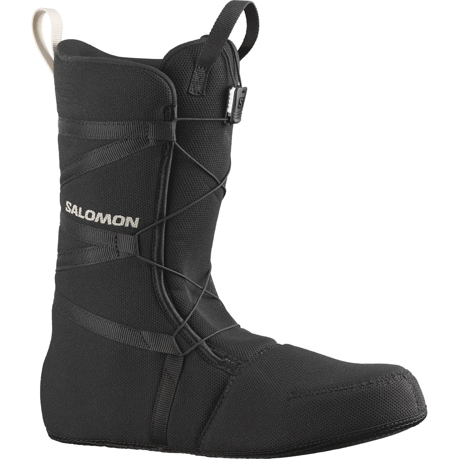 Salomon Faction Boa Snowboard Boots snowboard boot -- Black Rainy Day colorway outsole showing rubber grip pattern