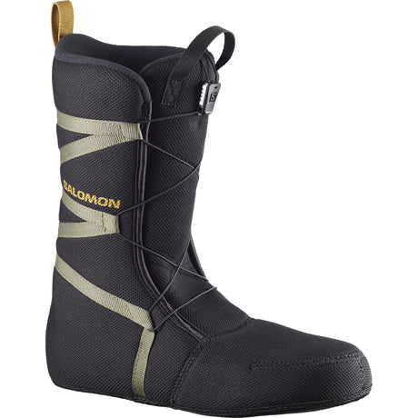 Salomon Faction Boa Snowboard Boots snowboard boot -- Lichen colorway outside profile showing lacing closure