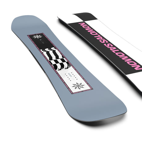 Salomon Kickback Snowboard 2026 alpine binding -- Regular colorway top view showing toe and heel piece
