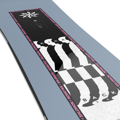 Salomon Kickback Snowboard 2026 alpine binding -- Regular colorway top view showing toe and heel piece