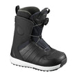 Salomon Launch Boa Snowboard Boots snowboard boot -- Black 3 5 colorway outside profile showing lacing closure