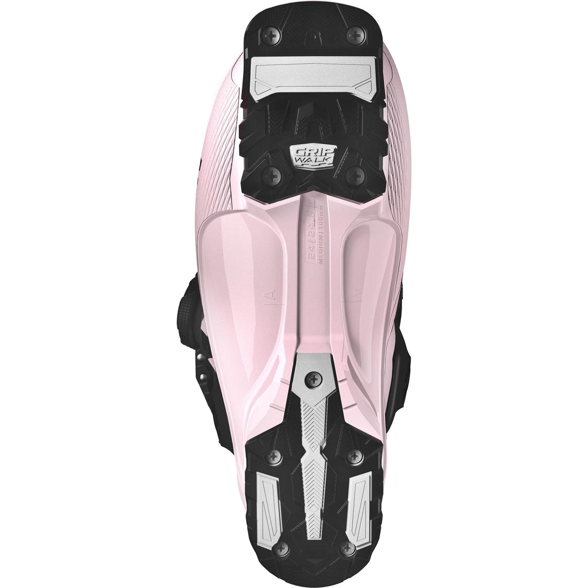 Salomon S Pro Supra Boa 95 W Gw Ski Boots 2026 alpine ski boot -- Rose Shadow colorway inside profile view