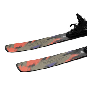 Salomon Stance 80 Skis With M11 Bindings 2026 alpine binding -- M11 Gw Bindings colorway top view showing toe and heel piece