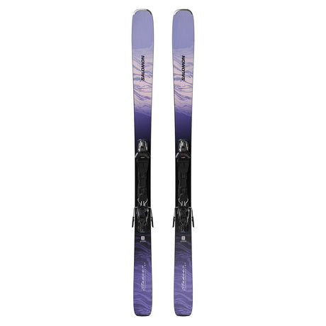Salomon Stance 84 W Skis With M11 Bindings 2026 alpine binding -- top view showing toe and heel piece at Willis Ski and