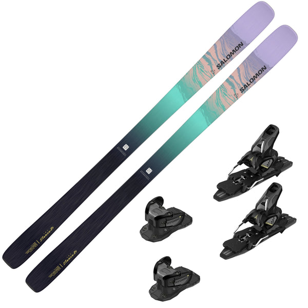 This is an image of Salomon Stance W 84 Skis Package with Ski Bindings