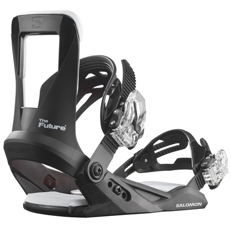 Salomon The Future Jr Snowboard Bindings snowboard binding -- side profile in black colorway