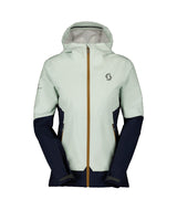 Scott Explorair Softshell Womens Jacket ski jacket -- front view on model showing insulated shell and hood at Willis Ski and