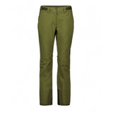 Scott Ultimate Dryo 10 Womens Pant ski pant -- Fir Green colorway back view showing seat and fit