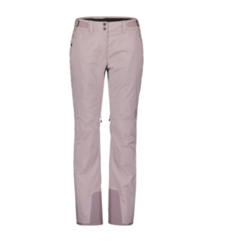 Scott Ultimate Dryo 10 Womens Pant ski pant -- front view on model showing insulated ski pant at Willis Ski and Board