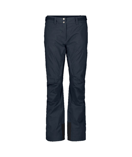 Scott Ultimate Dryo 10 Womens Pant ski pant -- Dark Blue colorway front view on model
