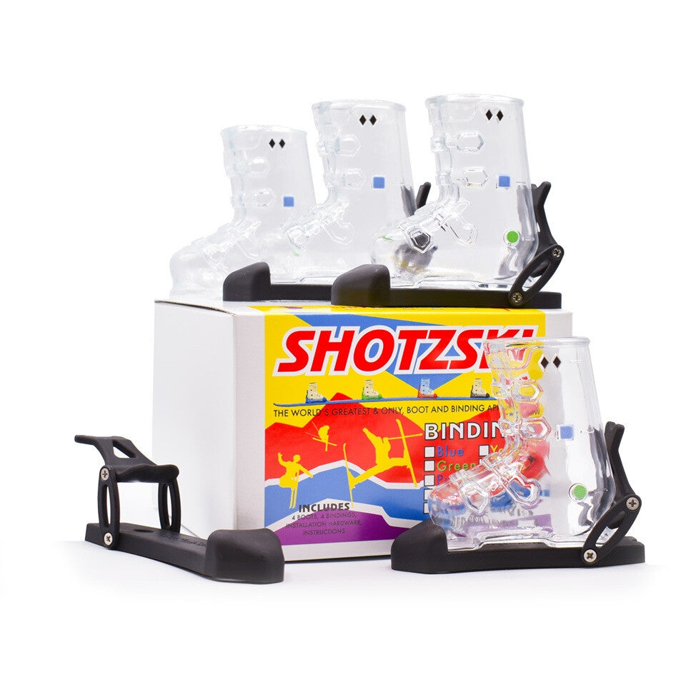 Shotzski 4-pack (4 Boots- 4 Bindings)