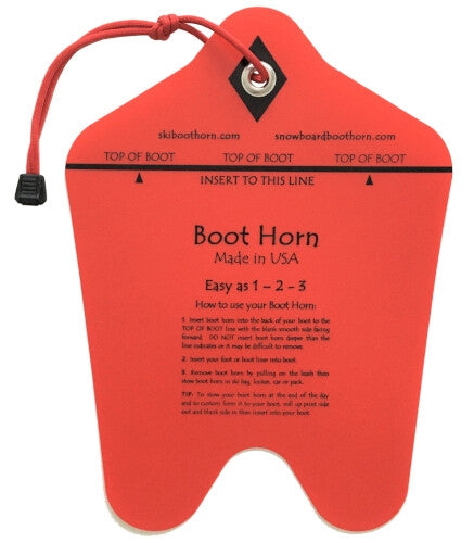 This is an image of Ski Boot Horn Ski Boot Horn