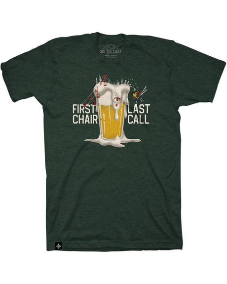 Ski The East First Chair Last Call Tee Shirt 2026 all-mountain ski -- top sheet graphic at Willis Ski and Board Pittsburgh