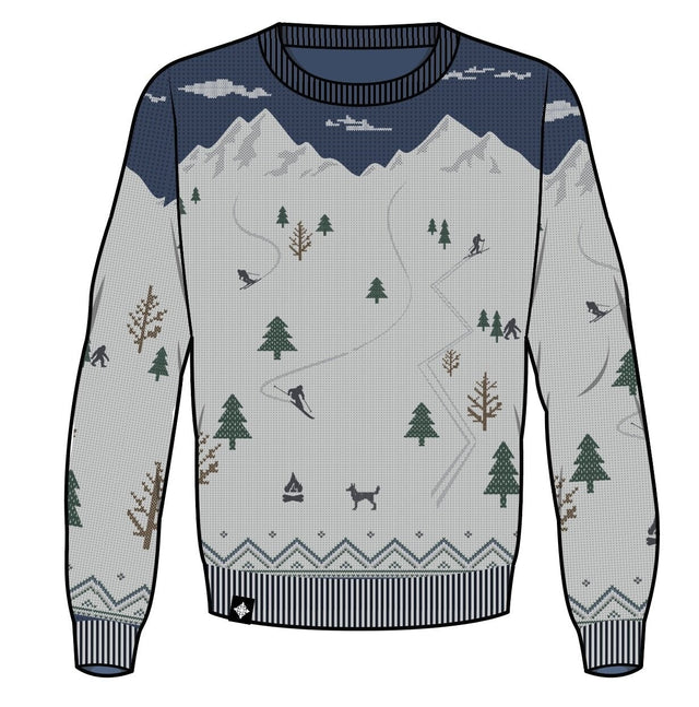 Ski The East Peak Party Shredder Sweater all-mountain ski -- top sheet graphic at Willis Ski and Board Pittsburgh