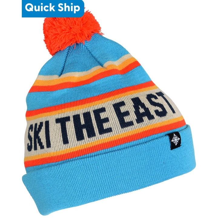 This is an image of Ski The East Tailgator Beanie (Bump Basher)