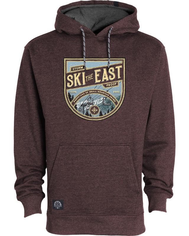 Ski The East Wild Peaks Pullover Hoodie all-mountain ski -- top sheet graphic at Willis Ski and Board Pittsburgh