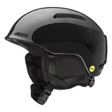Smith Glide MIPS 2025 junior helmet -- front view in black colorway extra-small with MIPS liner