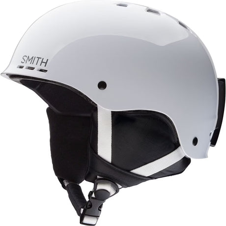 Smith Holt Junior Helmet helmet -- White Small colorway side profile view
