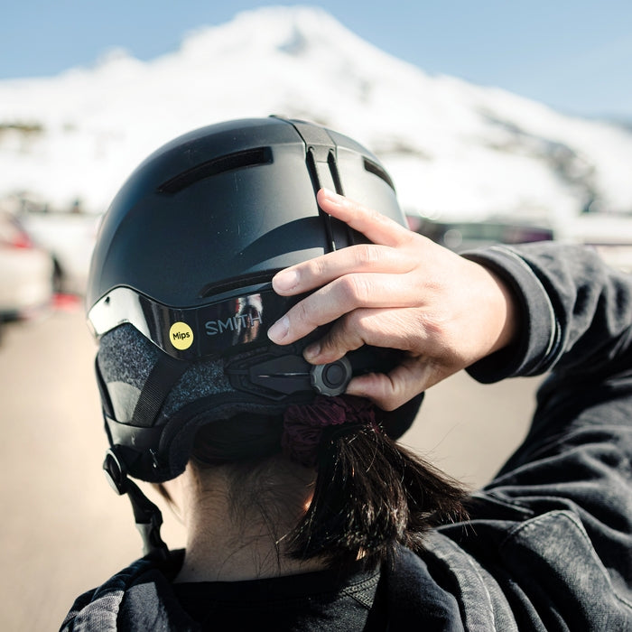 Smith Vida Mipshelmet helmet -- Matt Blk Pearl Small colorway front view