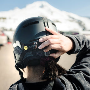 Smith Vida Mipshelmet helmet -- Matt Blk Pearl Small colorway front view
