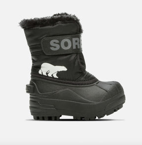 Sorel Childrens Snow Commander after ski -- top sheet graphic at Willis Ski and Board Pittsburgh