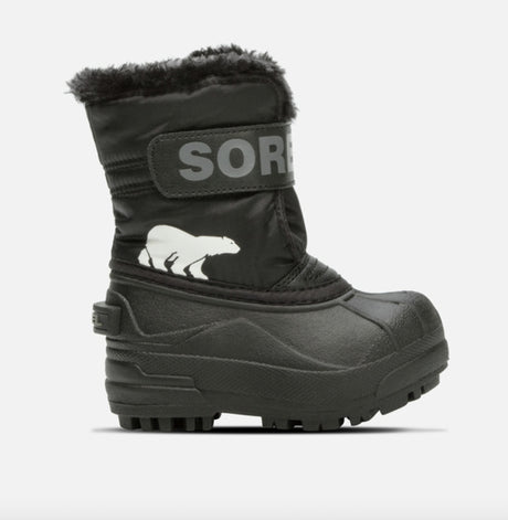 Sorel Childrens Snow Commander after ski -- top sheet graphic at Willis Ski and Board Pittsburgh