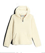 Spyder Cloud Fleece Womens Hoodie mid layer -- front view on model showing mid layer insulation