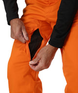 Spyder Dare Mens Pant 2026 ski pant -- Flash Orange colorway back view showing seat and fit