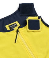 Spyder Expedition Toddler Pants ski pant -- Acid Yellow 5 colorway side view showing side zip ventilation