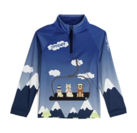 This is an image of Spyder Friends Half Zip Toddler
