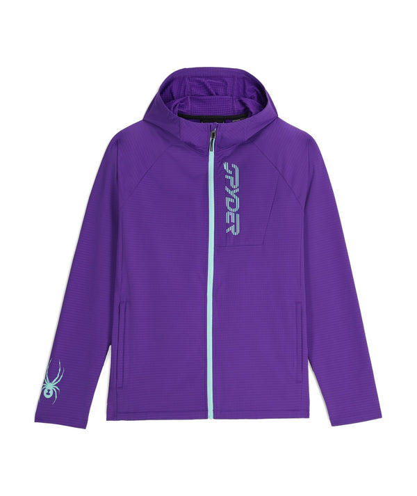 This is an image of Spyder Gridweb Fleece Mens Hoodie 2026