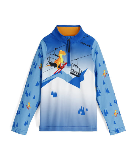 Spyder International Junior 1/2 Zip 2026 product -- product view at Willis Ski and Board Pittsburgh