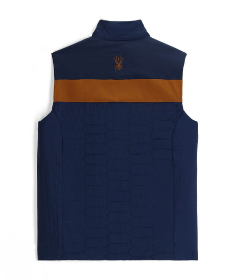 Spyder Lightning Insulator Mens Vest 2026 product -- True Navy colorway product view